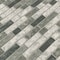 Msi Urban Tapestry Interlocking Random Sized Glass Mosaic Tile In Gray, Sample Size ZOR-MD-0128-SAM - alternate 4